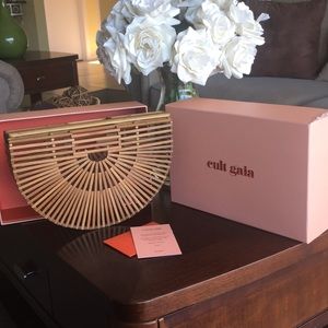 NWT Cult Gaia small Ark bag color chestnut